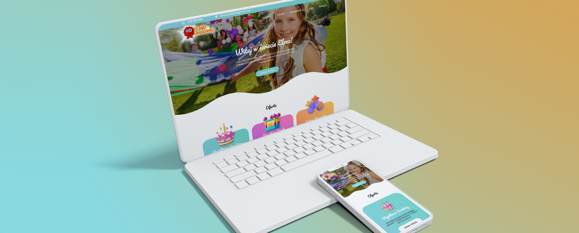 Elmo birthday - individual website